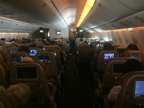 Etihad Airways Boeing B777 300ER 3 class.